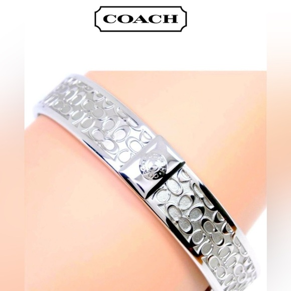 Coach Silver tone Bangle, Small - Picture 16 of 16